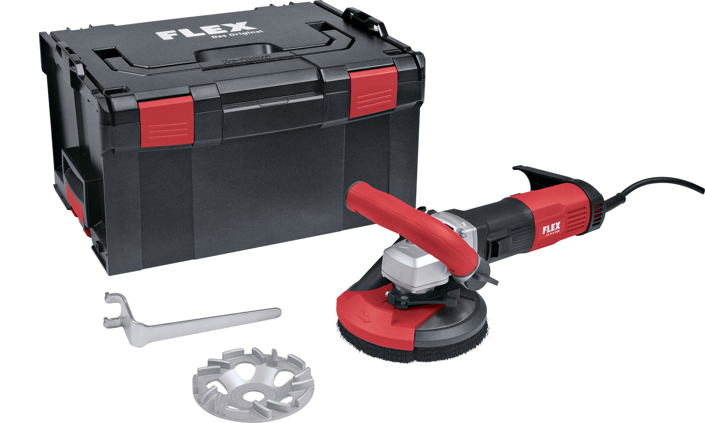 Kompaktní sanační bruska pro bezprašné práce až do rohů, 125 mm LD 16-8 125 R, Kit TH-Jet