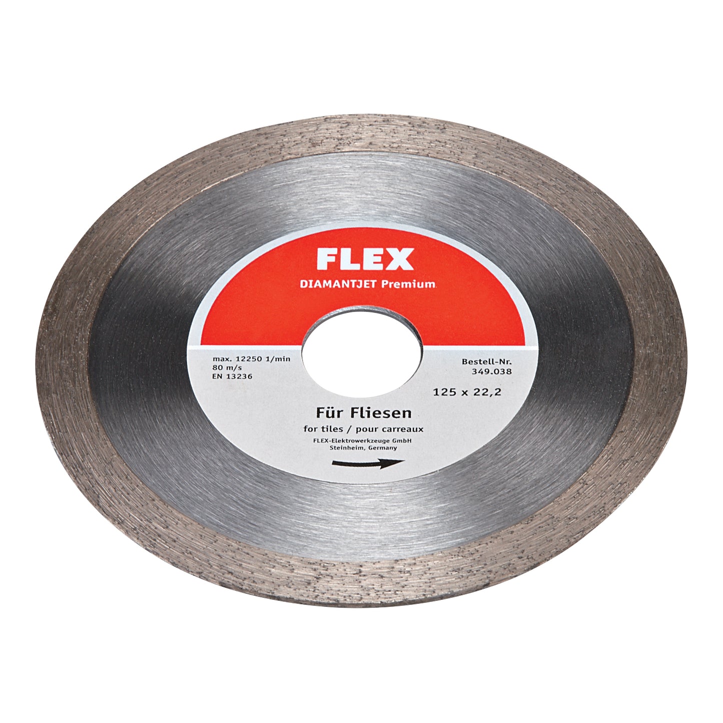 Diamantjet - diamantový řezací kotouč premium na dlaždice D-TCS P 125x22,2
