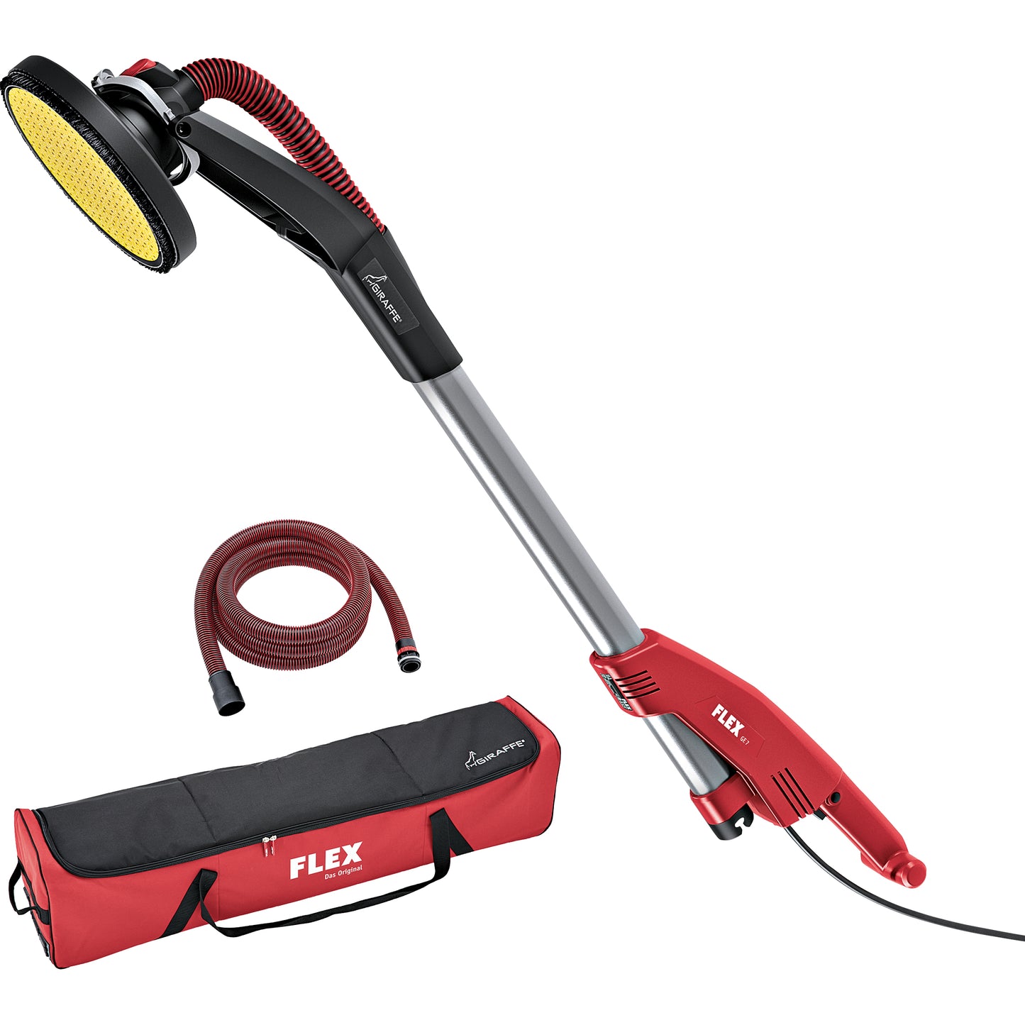 Žirafa na opracování stěn a stropů se systémem výměnných brusných hlav GE 7 + MH-X + SH