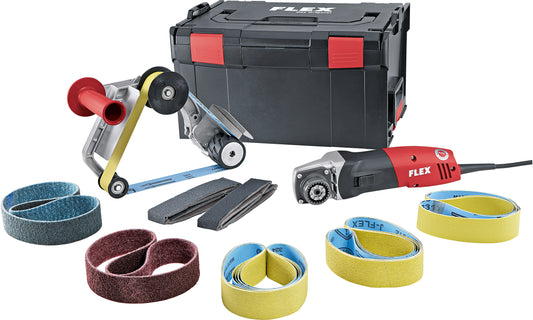 Bruska na pásové broušení trubek TRINOXFLEX v sadě BRE 14-3 125 Set