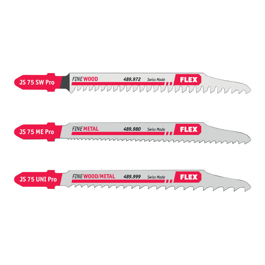 Sada pilových plátků na dřevo, kov, demontáž JS 75 Pro Set VE 3