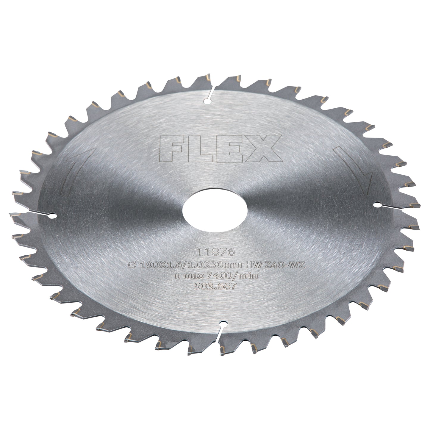 Standardní pilový kotouč D190x1,6/1,0x30 HW Z40/5° WZ