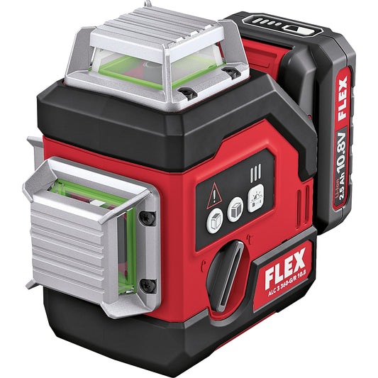 Aku křížový laser ALC 3/360-G/R 10.8 Set